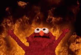 Flaming Elmo Flaming Elmo Meme Gif Flamingelmo Flamingelmomeme Flaming Discover Share Gifs Elmo Memes Elmo Memes