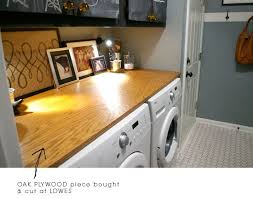 Plywood Home Home Diy Laundry Room Countertop