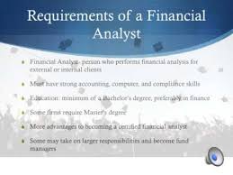 Research and reporting are at the core of the financial analyst job description, as well as the confidence necessary to make recommendations to members of the leadership team. Financial Analyst Presentation Youtube