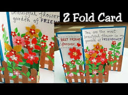 Take some card making classes at your local craft store to increase your knowledge and design levels. Friendship Day Card Handmade Card For Friend Friend Card Friendship Card Making Idea