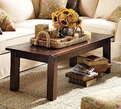 I was so excited to finally have a reason to put a little more effort into this space and i ended up making 2 tables, including this pottery barn knockoff outdoor coffee table! Hyde Coffee Table Coffee Table Dark Wood Coffee Table Home Decor