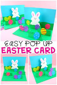 They can be used to decorate windows, table settings, or even as easter garlands! How To Make A Pop Up Easter Card Easy Easter Craft For Kids Easter Cards Handmade Kids Easter Cards Easter Arts And Crafts