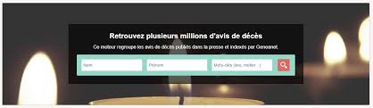 Retrouvez gratuitement les informations relatives aux obsèques de vos proches partout en france dans notre carnet. Les Avis De Deces Geneanet