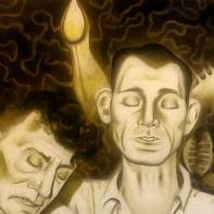 Sister Act 3: Lick My Patent Leather Painting by Aaron Herr