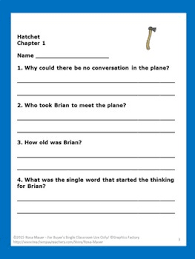 Hatchet Novel Study Book Activities By Rosa Mauer Tpt Follow Rosa Mauer On Teacherspay Hatchet Novel Study Novel Study Books Reading Comprehension Questions