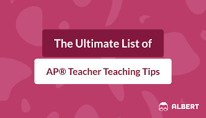 There's something for all ages and levels. The Ultimate List Of Ap Teacher Teaching Tips Albert Io