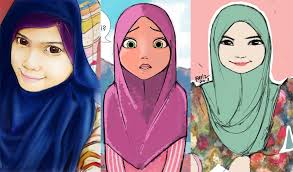 Tutorial cara menggambar dan mewarnai anak perempuan anime dengan gradasi warna crayon oil pastel yang bagus dan. 3 Gambar Kartun Cun Yang Pernah Aku Lukis Fariz Izhan