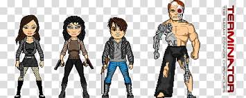 At the end of terminator 2: Sarah Connor Chronicles Cast Transparent Background Png Clipart Hiclipart