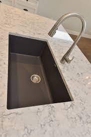 Maybe you would like to learn more about one of these? Blanco Silgranite Kitchen Sink In Cidner With Kohler Simplice Faucet And Quartz Counter Kitchen Remodel Countertops Black Kitchen Sink Undermount Kitchen Sinks