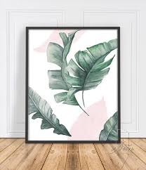 Printable tropical wall art makes decorating easier than ever. Palm Leaf Print Palm Leaves Wall Art Modern Decor Modern Etsy Palm Leaf Art Leaf Art Leaf Wall Art