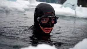 Freediver Nordblad A Mermaid In Icy Water