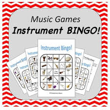 Music Instrument Bingo Music Bingo Teaching Music Music Lesson Plans