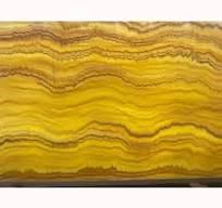 Continued Veins Yellow Onyx Decorative Backlit Stone Artificial Alabaster Sheet 6mm Transtones Wall Panel Fire-resistant