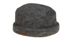 Niemiecka nazwa takiego kapelusza (melone), podobnie jak francuska (chapeau melon). Melonik Popielaty Sklep Feltiness Handmade From Nepal