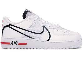 Maybe you would like to learn more about one of these? Nike Air Force 1 React White Black Red Cd4366 100