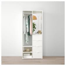 Sundlandet Kleiderschrank Offen Weiss 79x44x187 Cm Ikea Osterreich Open Wardrobe Space Saving Furniture Ikea Wardrobe