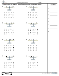 Download Balancing Equations 05 Equations Balancing Equations Practices Worksheets