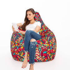 Aart Store Digital Canvas Printed Bean Bag With Filled Beans Perfect Solution For Home Office Deco Bean Bag Chair Kids Bean Bag Covers Buy Bean Bag