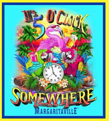 Margaritaville It S 5 O Clock Somewhere 24x22 Fabric Pillow Panel Tiki Art Beach Signs Decor Margaritaville