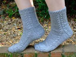 Has been added to your cart. Soft Cable Socks By Sue Stratford In West Yorkshire Spinners Signature Deramores