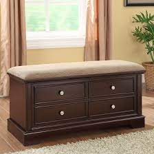 Bedroom accent benches add style and functionality to your bedroom or any room, and they also provide great storage space. Crown Mark Cedar Chest Upholstered Cedar Accent Storage Bench Bullard Furniture Cedar Chests Trunks