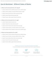 Quiz worksheet map key facts for kids study map is a free printable for you. Quiz Worksheet Different States Of Matter Study Com