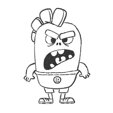 Vector illustration of doodle cute dogs background ,hand drawing doodle,for the design of coloring books, user6940940. Monster Hand Drawn Sticker Set On Behance