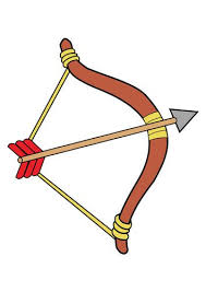 Archery Bow Clipart Black And White Image Bow And Arrow Arrow Illustration Arrow Clipart Cartoon Clip Art