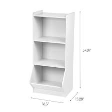 Shop for kids wardrobe, storage units, bins, toy boxes, bookshelves, shoe racks & more at the best prices. Iris Usa Kid S Bookcase And Toy Box White Finish 3 Shelves Walmart Com Walmart Com