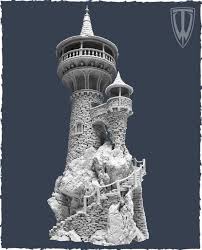 Wizard Tower Tabletop World Tower Fortified Tower Witch House