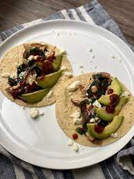 Whenever i make these i generally use what's at the farmers' market that week and throw the ingredients together. Swiss Chard Tacos With Red Onion And Shredded Chicken Too Many Spoons