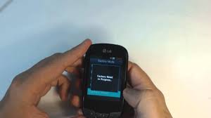 Lg T510 factory reset - YouTube
