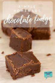 Simple Homemade Fudge Long Story Short Homemade Chocolate Fudge Homemade Fudge Recipes Fudge Recipes