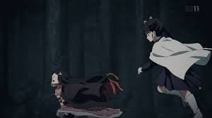 kimetsu no yaiba 21 栗花落カナヲから逃げる禰 豆子 悪魔 gif アニメ アニメ