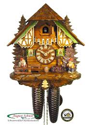 German Cuckoo Clock 8-Day-Movement Chalet-Style 24.00 Inch - Authentic  Black Forest Cuckoo Clock By Anton Schneider : Amazon.Co.Uk: Home & Kitchen
