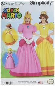 Amazon.com: Simplicity Women's Nintendo Super Mario Princess Peach and Princess  Daisy Costume Sewing Patterns, Sizes 6-14 : Arts, Crafts & Sewing