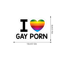 CY Gay Pride Car Sticker, Funny Prank I Love Gay Porn Sticker, Self Window  Bumper Rainbow Pride Sticker, Funny Joke Prank Sticker : Amazon.de:  Automotive