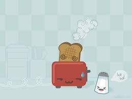Kawaii Toast Wallpaper Kawaii Blog Kawaii Kawaii Crush Dessin Kawaii