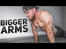 As an added bonus, having bulky arms may be able to help you after doing exercises that cause arm hypertrophy, or muscle growth, it is also important to build strength in your back, chest, and shoulders. 5 Best Push Ups To Get Big Arms Youtube Bigger Arms Get Bigger Arms Push Up