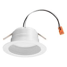 Lithonia Lighting Contractor Select E Series 4 In 4000k Cool White Integrated 720 Lumen Led Recessed Retrofit Baffle Trim 4bemw Led 40k 90cri M6 The Home Depot