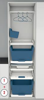 beispiel 210cm hoher schrank hauswirtschaftsraum abfalltrennsystem waschepflege