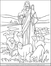 I am the good shepherd. Good Shepard Archives The Catholic Kid Catholic Coloring Pages And Games For Children