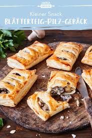 Blatterteig Pilz Geback Der Beste Partysnack Die Besten Backrezepte Mit Gelinggarantie Rezept Fingerfood Rezepte Teig