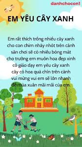 Bài hát cho bé: Em Yêu Cây Xanh