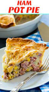 Ham Pot Pie Recipe Ham Pot Pie Leftover Ham Recipes Pot Pies Recipes
