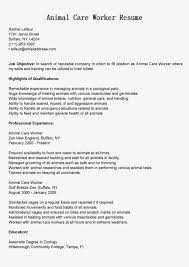 Animal Care Worker CV Sample MyperfectCV