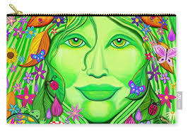Mother Nature's Beauty Zip Pouch