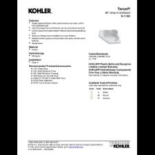 Kohler tercet collection 60 corner soaking bath tub with center drain. Free Plumbing Fixtures Revit Download Tercet 60 X 60 Drop In Whirlpool With Integral Flange And Center Drain Bimsmith Market