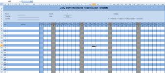 Daily Staff Attendance Record Excel Template Microsoft Office Excel Templates Excel Templates Attendance Sheet Template Attendance Sheet