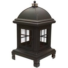 Fire pit is constructed of durable and strong steel with an attractive black high. Pagoda Wood Burning Fire Pit